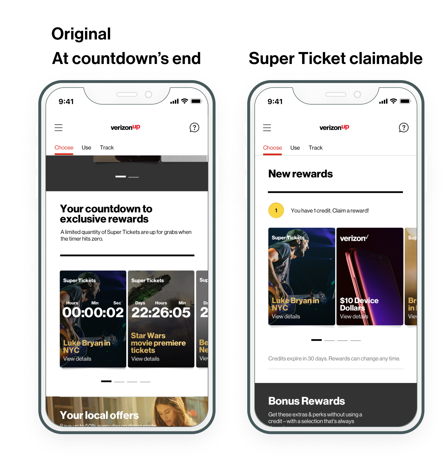 Super Tickets Reward Designs Original