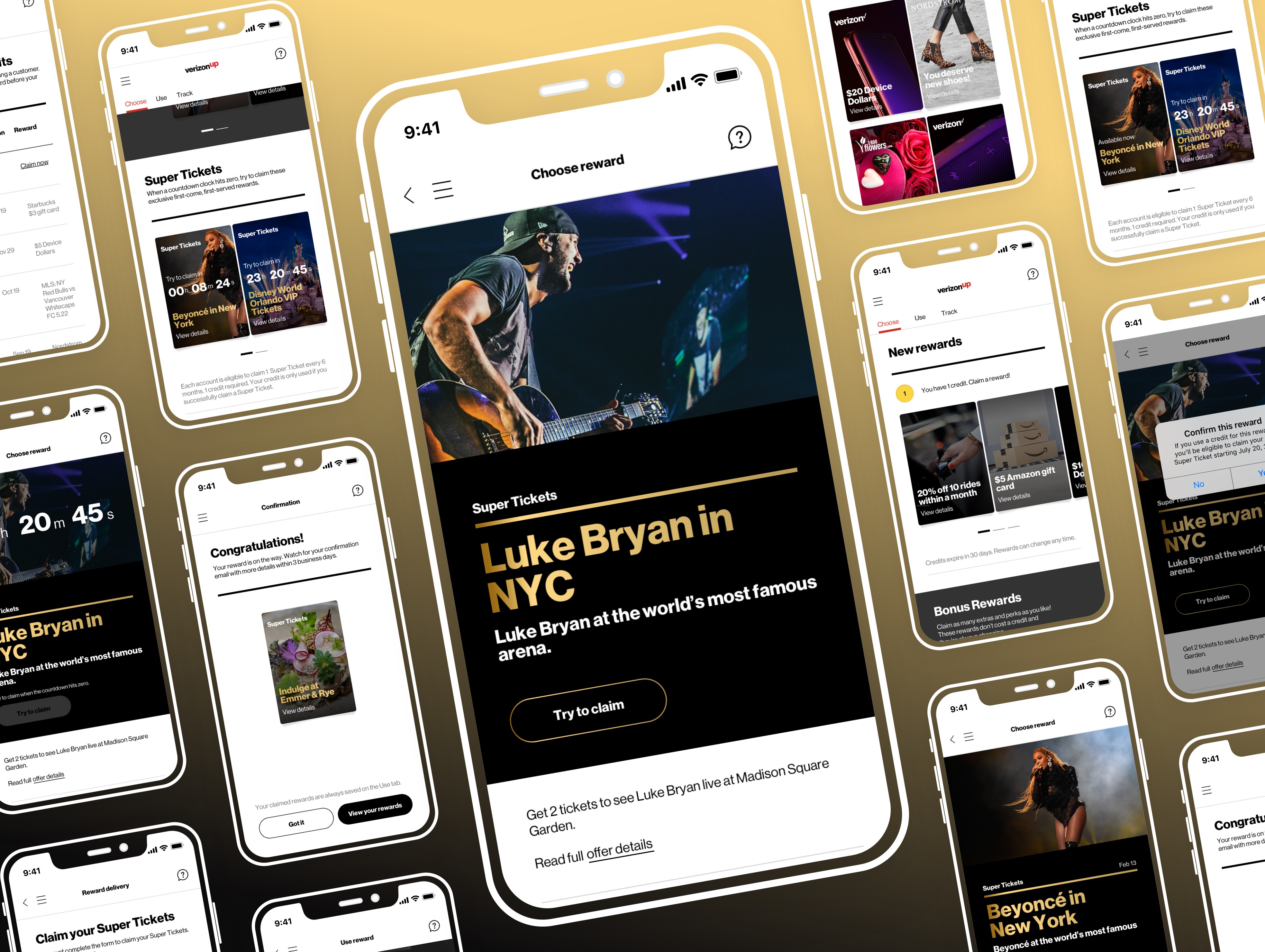 Verizon Up - Super Tickets Claim Experience main image