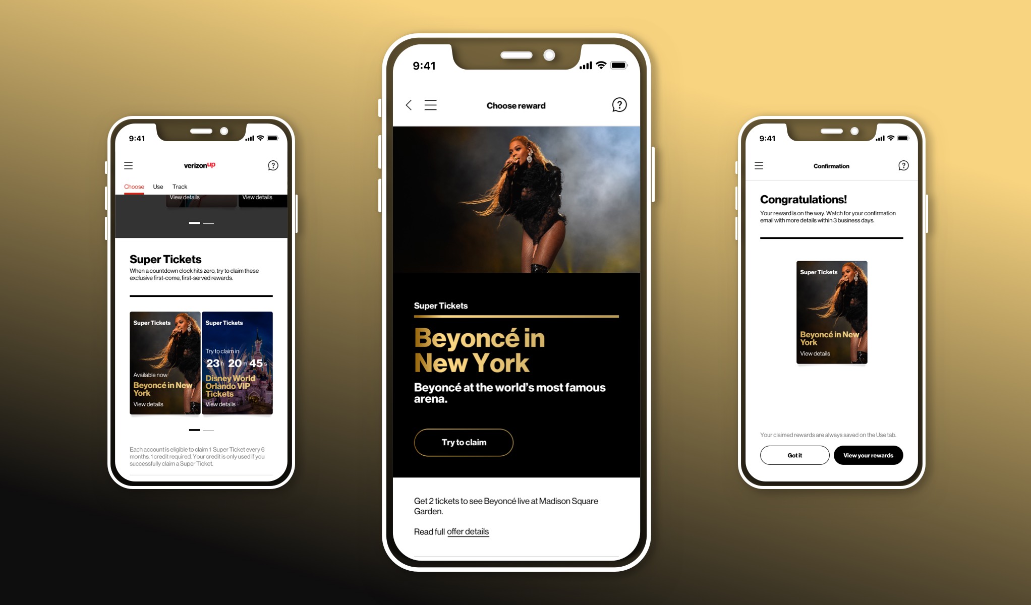Verizon - Super Tickets